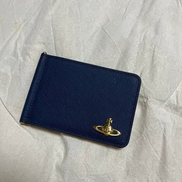 [BUNJANG] Vivienne Westwood Navy Money Clip Wallet / 비비안 머니클립지갑