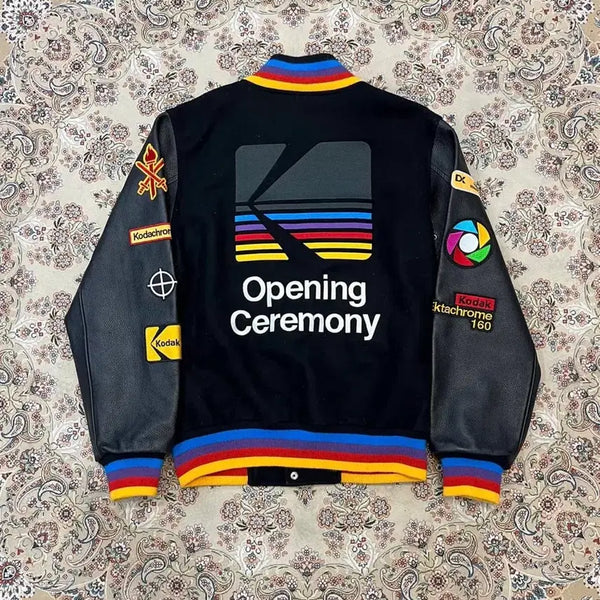 [BUNJANG] Opening Ceremony x Kodak Stadium Varsity Jacket / 오프닝세레머니x코닥 스타디움 바시티자켓