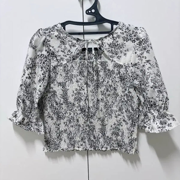 [BUNJANG] Two-Way Blouse / 일본 투웨이 블라우스