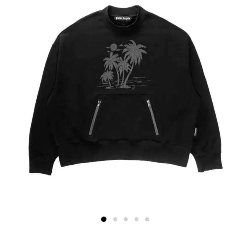 [BUNJANG] Palm Angels x Tim Wang Palm Tree Sweatshirt / 팜엔젤스x팀왕 팜트리 맨투맨