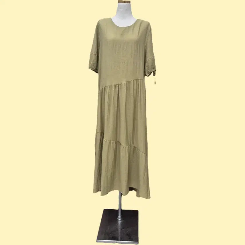 [BUNJANG] Khaki Ruffle Dress / 원피스(새상품)