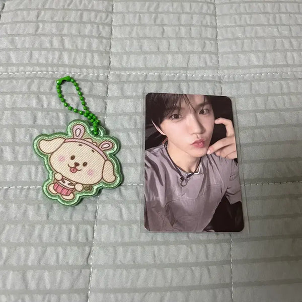 [BUNJANG] Everwish Dangtreever Keychain & Songbird Jaehee Photocard (Sealed) / 에버위시 댕트리버 키링 & 송버드 재희 포카 미개봉