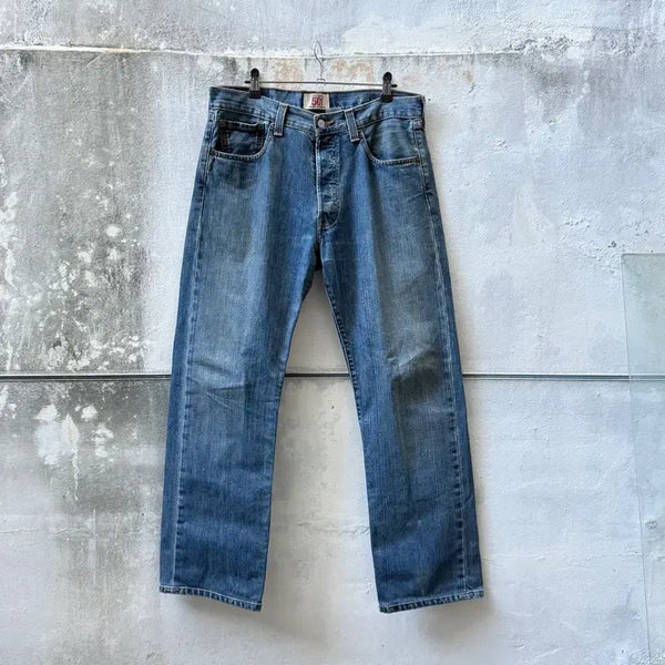 [BUNJANG] Levi's 501 "Made in Mexico" Straight Denim Pants (W33 L30) / 리바이스 501 멕시코제 스트레이트 데님 팬츠 W33 L30