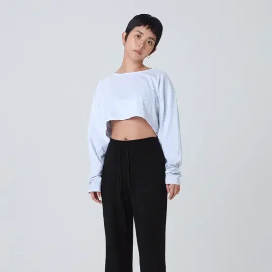 [BUNJANG] Buddy Moodra Flare Knit Pants - Black (L) / 부디무드라 플레어 니트 팬츠 L