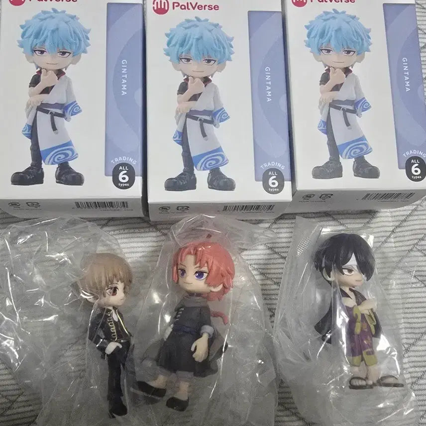 [BUNJANG] Gintama Parfom Gachapon Figures Bundle Set (Hijikata, Kamui, Takasugi Shinsuke) - Sealed / 은혼 팔버스 미개봉(일괄 소고,카무이,타카스기 신스케)