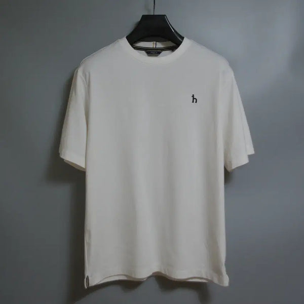 [BUNJANG] Hazzys White Spandex Short Sleeve Round Neck T-Shirt Size 105 / 헤지스 반팔티셔츠 105
