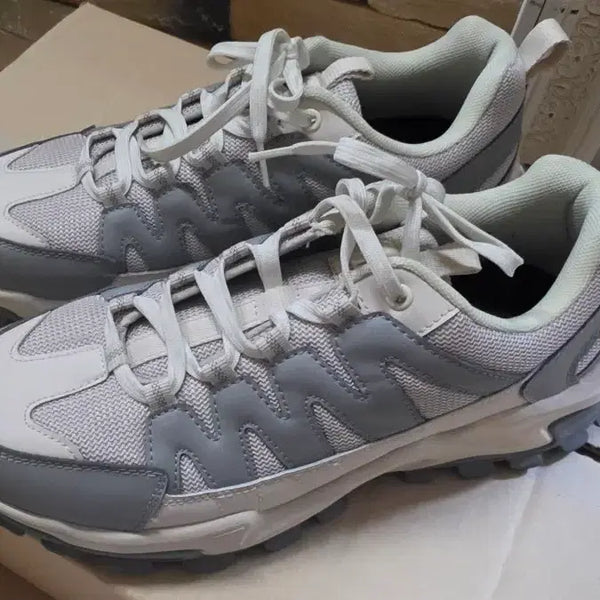 [BUNJANG] The North Face Beige & Gray Running Shoes 275 / 노스페이스 신발 운동화 275