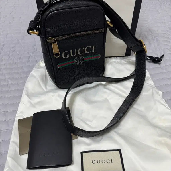 [BUNJANG] Gucci GG Logo Mini Crossbody Bag / 구찌 GG로고 미니 크로스백
