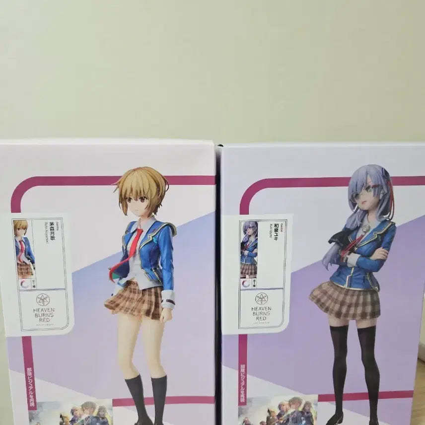 [BUNJANG] Heaven Burns Red Izumi Yuki & School Mizuki Figure Set (Sealed) / 헤븐 번즈 레드 )이즈미 유키 피규어 / 스쿨 미즈키 피규어