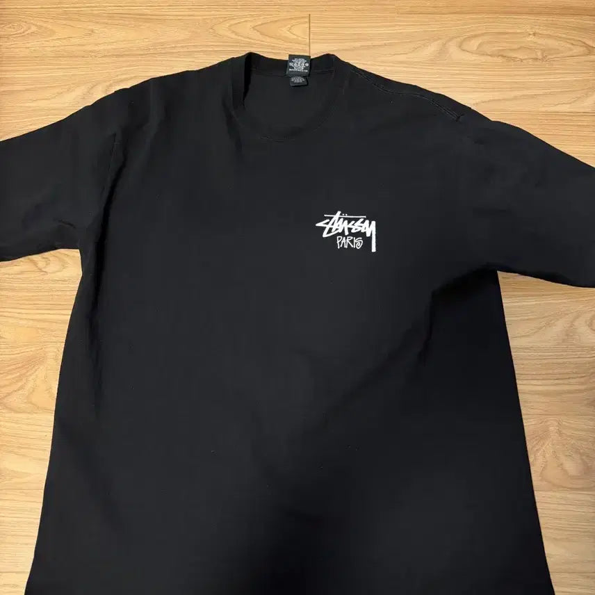 [BUNJANG] Stussy Paris T-Shirt Black XL / 스투시 파리 XL