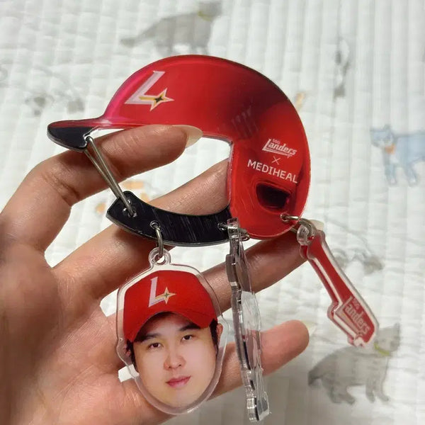 [BUNJANG] SSG Landers Mediheal Collaboration Choi Jeong Keyring Set / SSG 랜더스 메디힐 콜라보 키링 최정