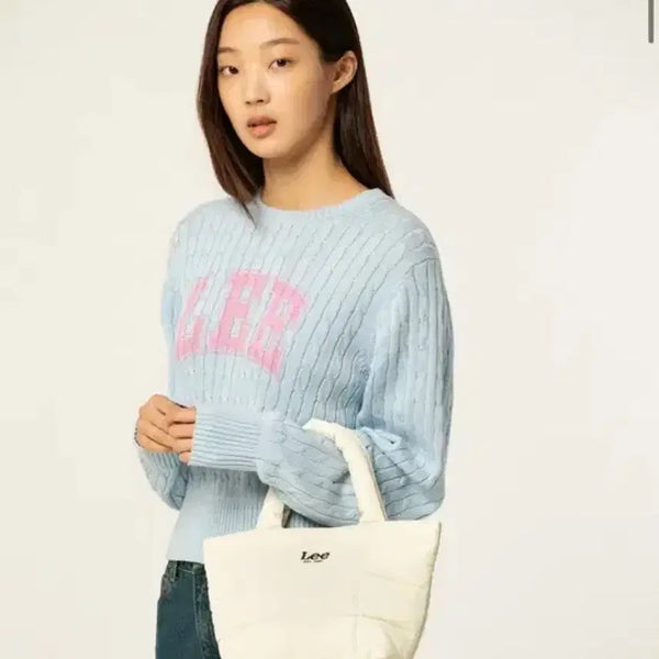 [BUNJANG] Lee Quilting Shoulder Bag Ivory / Lee 퀄팅 숄더백 아이보리 무배