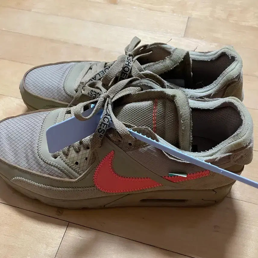 [BUNJANG] Nike Off-White Air Max 90 Desert Ore (Size 270) / 나이키 오프화이트 에어맥스 90 데저트 오어 270