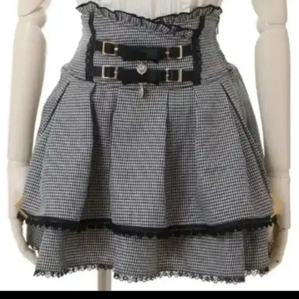 [BUNJANG] Lizlisa 2-Tiered Skirt / 급전) 리즈리사 2연벨 스커트