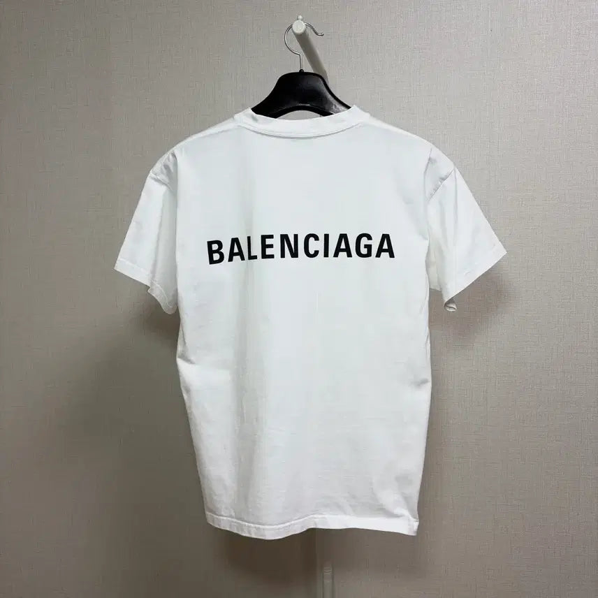 [BUNJANG] Balenciaga Back Logo T-Shirt / [정품/국내95] 발렌시아가 백로고 반팔
