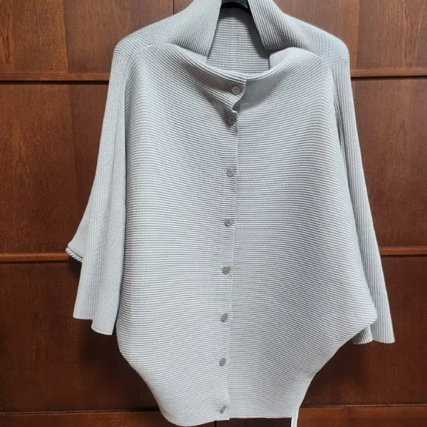 [BUNJANG] Issey Miyake Dolman Stretch Cardigan New / 미이세이미야케 돌먼 스트레치 가디건 새상품