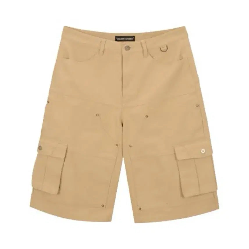 [BUNJANG] Vacant Archive Mock Shaw Bermuda Pants Beige / [M] 베이컨트 아카이브 목크샤 버뮤다 팬츠 베이지