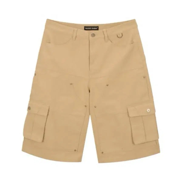 [BUNJANG] Vacant Archive Mock Shaw Bermuda Pants Beige / [M] 베이컨트 아카이브 목크샤 버뮤다 팬츠 베이지