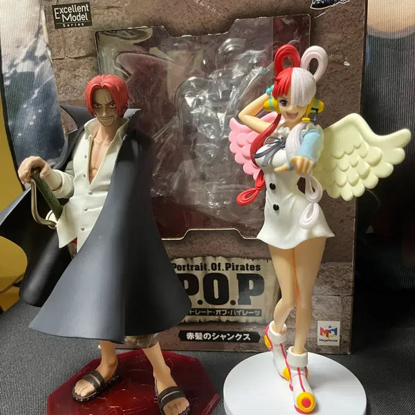 [BUNJANG] Megahouse Portrait.Of.Pirates Two Years Later Shanks & G&G Uta Figure Bundle / (개봉,발판파손)원피스 메가하우스 POP 2년전샹크스 피규어, g&g 우타 일괄