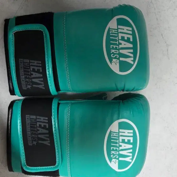 [BUNJANG] Heavy Hitter H1 White Boxing Gloves & Hand Wraps / 헤비히터 h1 백글러브, 핸드랩