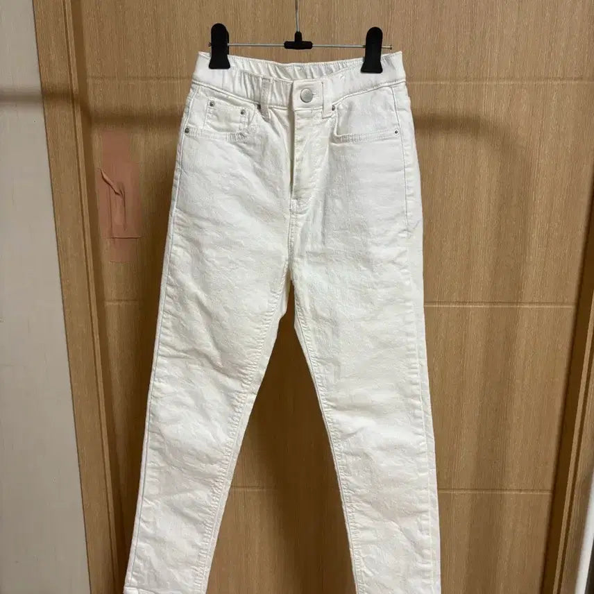 [BUNJANG] KindaMe Hip Pad White Pants S / 카인다미 골반패드 흰바지 s