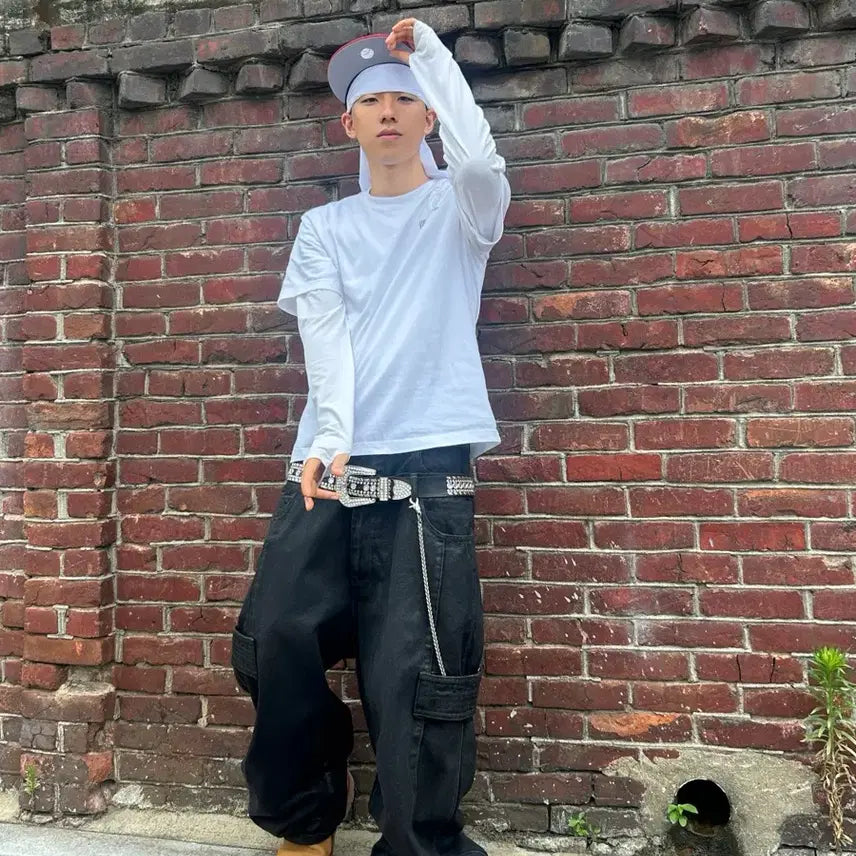 [BUNJANG] OURPAS Saggy Jeans Black / OURPAS 066 SAGGY JEANS BLACK [M]