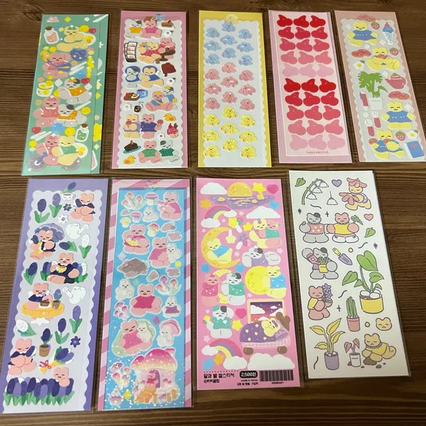[BUNJANG] Seal Sticker Bundle Set / 씰스티커 처분 일괄 4