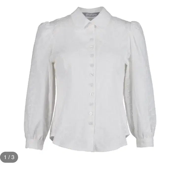 [BUNJANG] Shalom Club Pillow Blouse White / 샬롬클럽 PILLOW BLOUSE WHITE 블라우스