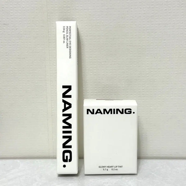 [BUNJANG] Naming Perfect Tail Eye Designing Pencil Slim Liner (Taupe Beige) & Glow Heart Lip Tint (Hound) / 네이밍 퍼펙테일 아이 디자이닝 펜슬 슬림 라이너 (토프베이지) 글로우 하트 립 틴트