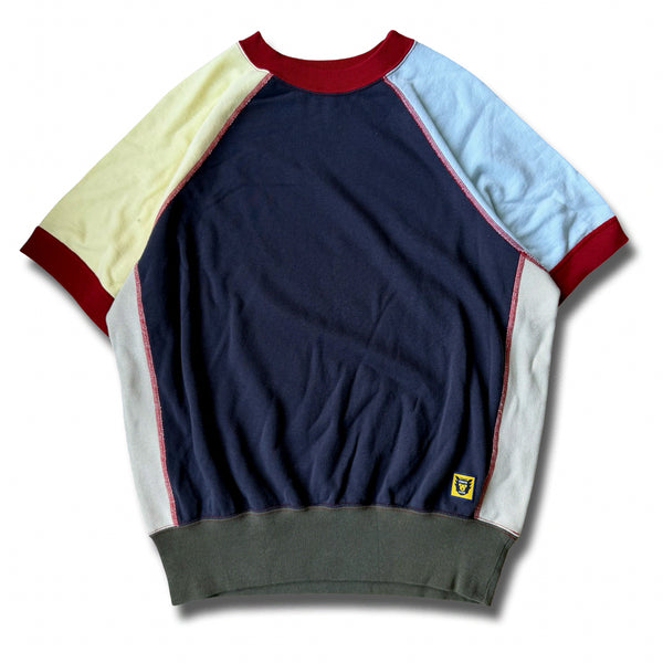 [BUNJANG] Human Made Multicolor Panel Sweatshirt / 휴먼메이드 멀티 컬러 패널 스웻셔츠