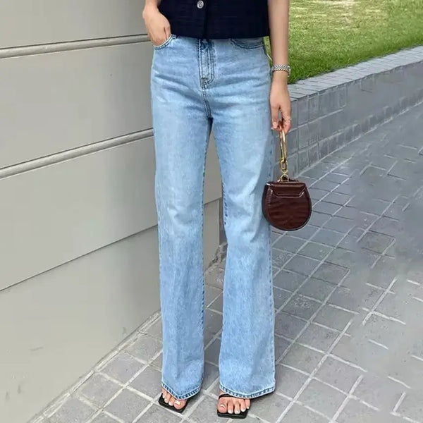 [BUNJANG] Light Blue Wash Bootcut Denim Pants / 연청 부츠컷 데님 팬츠
