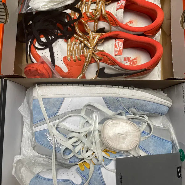 [BUNJANG] Jordan 1 Retro High OG Hyper Royal & Jordan 1 Low OG Starfish (285mm) / 조던 1 레트로 하이 OG 하이퍼 로얄, 조던 1 로우 OG 스타피쉬 285mm