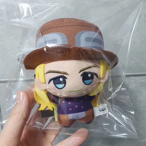 [BUNJANG] Banpresto JoJo's Bizarre Adventure Gyro Zeppeli Chibi Plush Mascot Keychain / 반프레스토 죠죠의 기묘한모험 자이로 체펠리 치비구루미 봉제인형 마스코트 키링