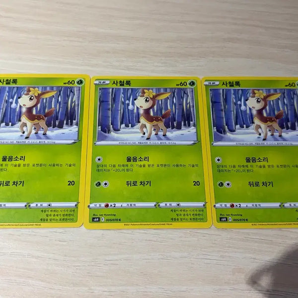 [BUNJANG] Pokemon Card Iron and Steel Set - General Cards Bundle / 포켓몬카드 / 사철록 일반카드 일괄
