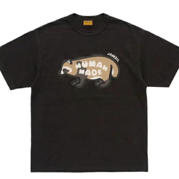 [BUNJANG] Human Made Racoon Short Sleeve T-Shirt Black L / 휴먼메이드 라쿤 반팔티 블랙 L