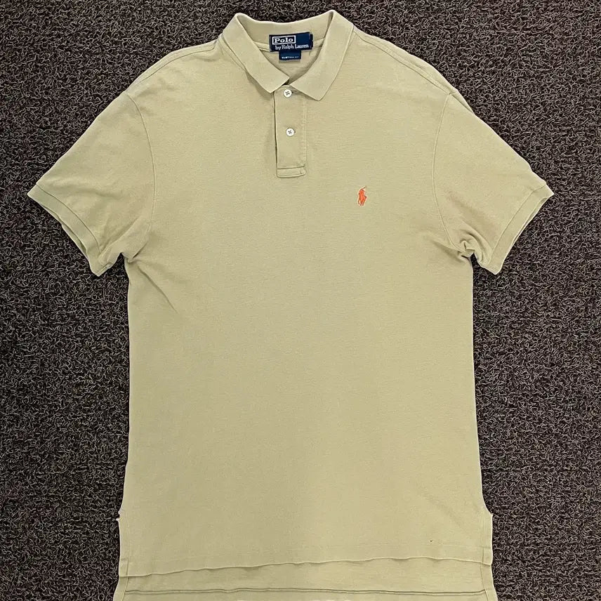 [BUNJANG] Polo Ralph Lauren Beige Polo Shirt (L) / 폴로 랄프로린 카라티 베이지 (L)