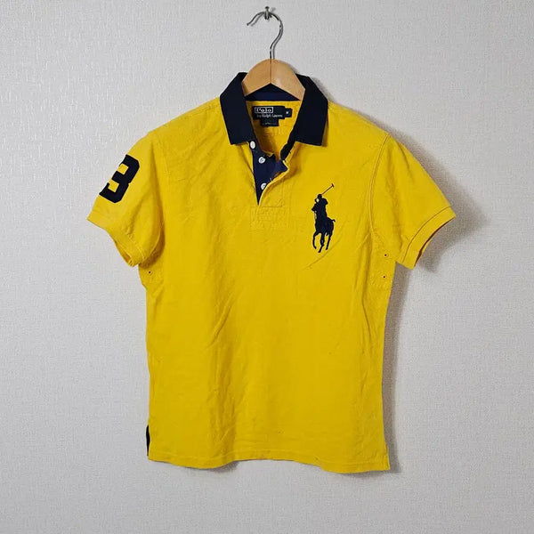 [BUNJANG] Polo Ralph Lauren Big Pony Rugby Short Sleeve Polo Shirt - Medium / 폴로 랄프로렌 빅포니 럭비 반팔 카라티 피케티 치프키프 M (매장정품)