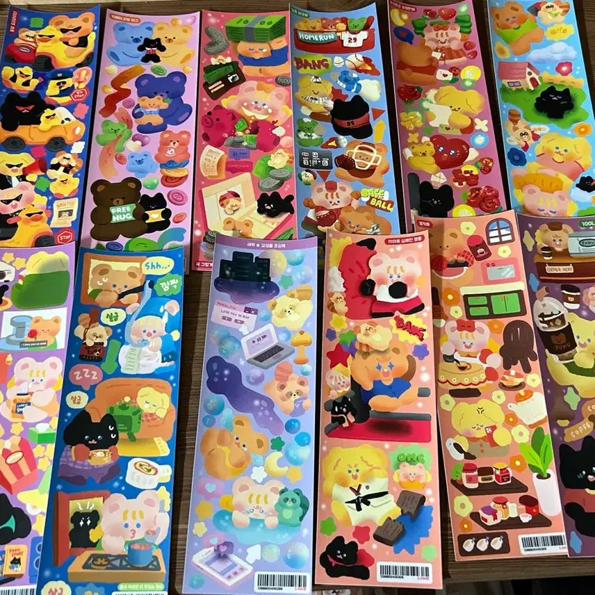 [BUNJANG] Sealed Sticker Bundle Set / 씰스티커처분 일괄 7
