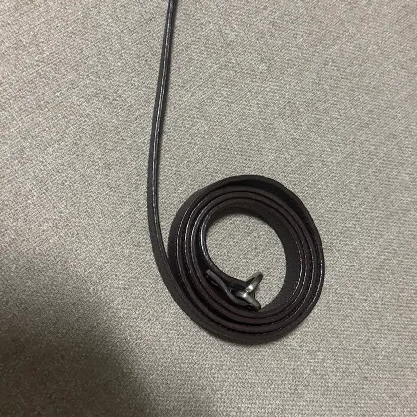 [BUNJANG] Years Ago Long Leather Belt Dark Brown / 이얼즈어고 롱 레더 벨트 다크브라운