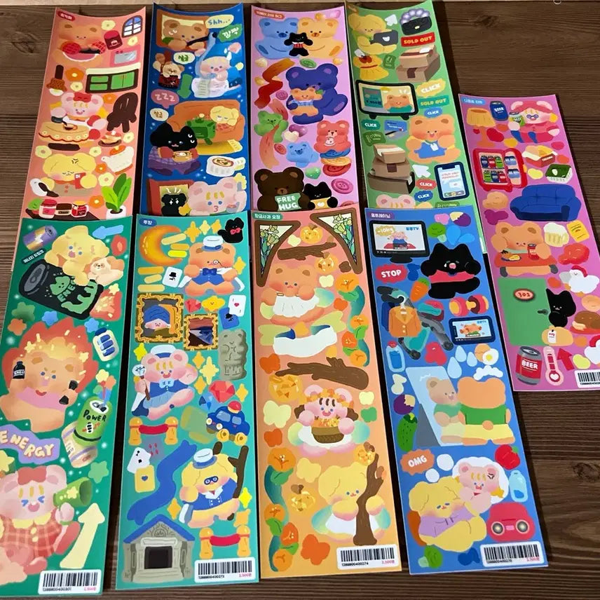 [BUNJANG] Seal Sticker Bundle Set / 씰스티커 처분 일괄 8