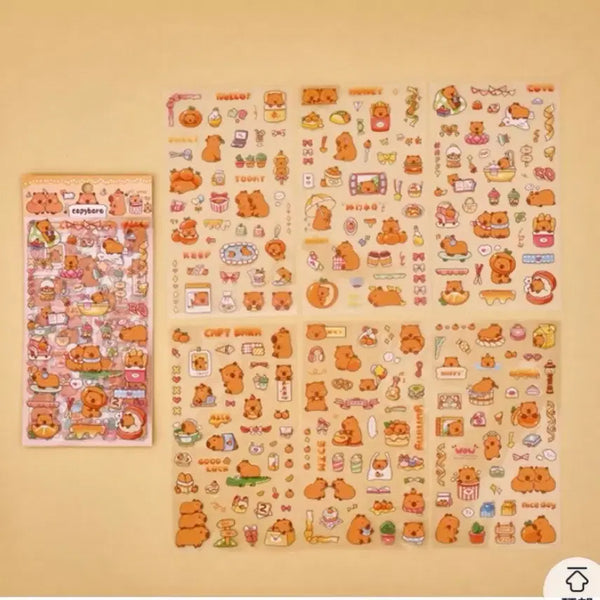 [BUNJANG] Capybara Sticker Set / 카피바라 스티커