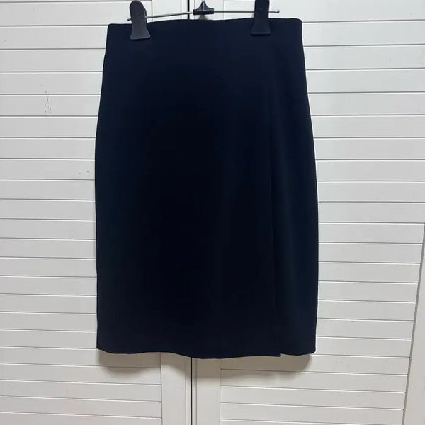 [BUNJANG] Uniqlo H-Line Summer Business Midi Skirt Black M / 유니클로 H라인 여름 정장 미디 스커트 블랙 M