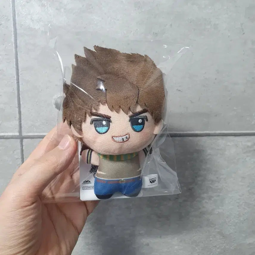 [BUNJANG] Banpresto JoJo's Bizarre Adventure Joseph Joestar Chibi Plush Mascot Keyring / 반프레스토 죠죠의 기묘한모험 죠셉 죠스타 치비구루미 봉제인형 마스코트 키링