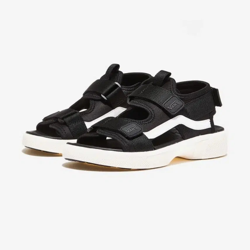 [BUNJANG] Vans Victor Black White Sandals / 반스 빅터 블랙 화이트 샌들