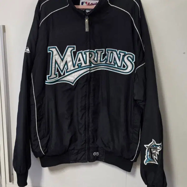 [BUNJANG] Majestic Florida Marlins Baseball Jacket XL / 마제스틱 플로리다 말린스 야구 점퍼 XL