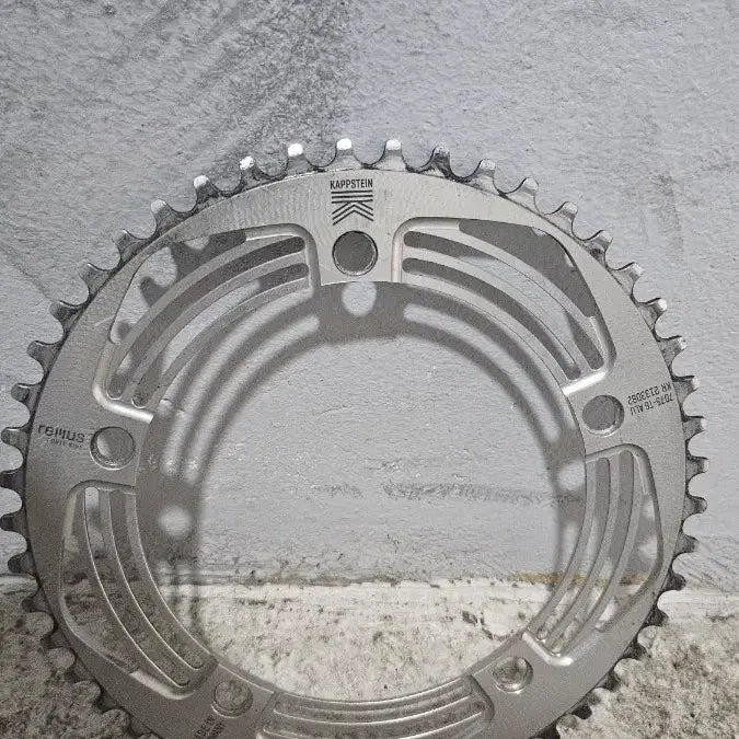 [BUNJANG] Kapustein Lemus Chainring Silver 48T / 카파스테인 레뮤스 체인링 실버 판/교