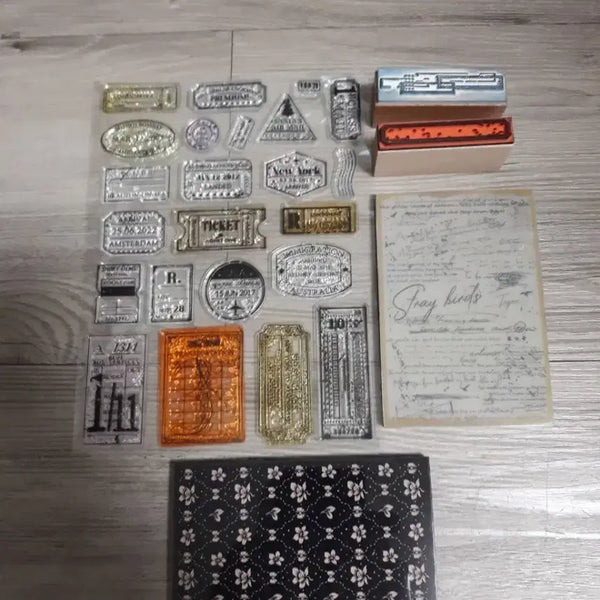 [BUNJANG] Scrapbooking Stamp Bundle Set / 다꾸용 스템프 일괄 판매