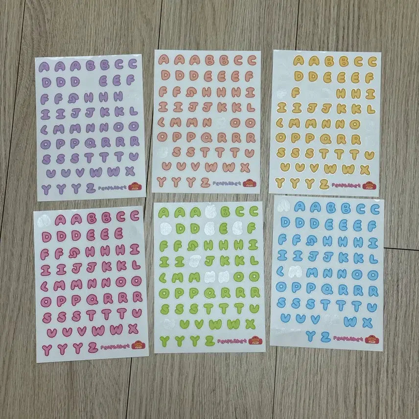[BUNJANG] Sunnyside Soup Penphabet Alphabet Stickers / [써니사이드수프] 펜파벳 알파벳 스티커