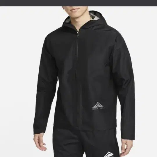 [BUNJANG] Nike Gore-Tex Infinium Men's Trail Running Jacket Black M / (정품) 나이키 고어텍스 남성 트레일 러닝 자켓 블랙  M 95 - 100