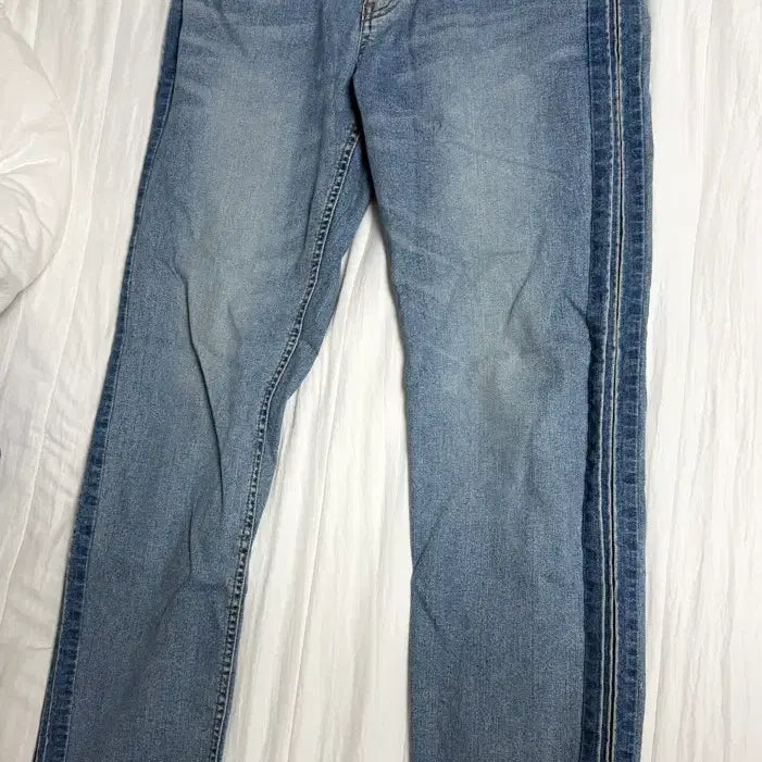[BUNJANG] System Homme Side Pintuck Denim Pants / 시스템옴므 사이드 핀턱 데님 팬츠 32